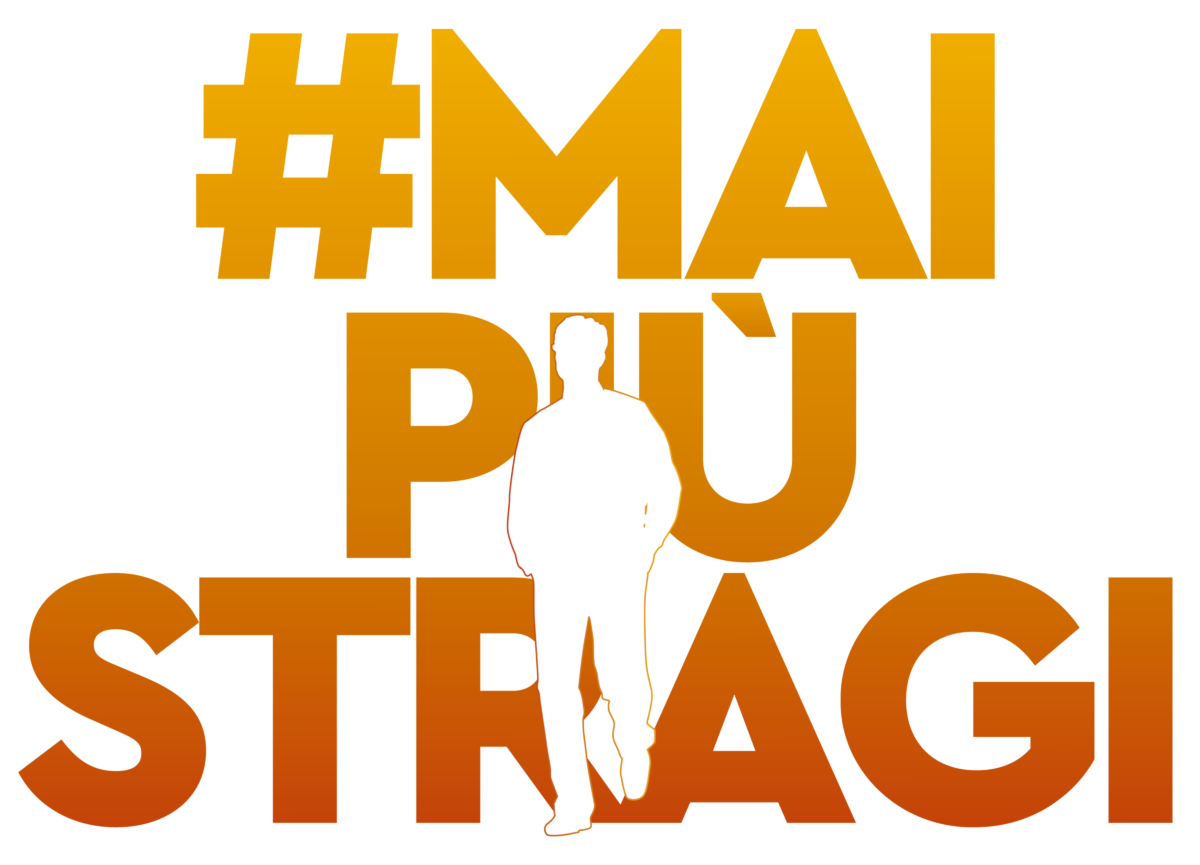#maipiùstragi logo