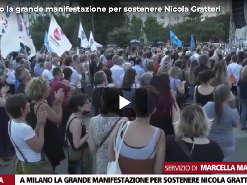 «Non isolare chi combatte le mafie, Gratteri non sia lasciato solo»: l’abbraccio di Milano al procuratore