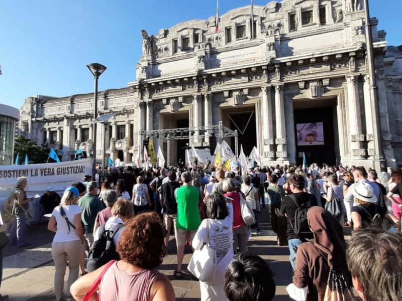 In duemila alla manifestazione di Milano contro la 'ndrangheta