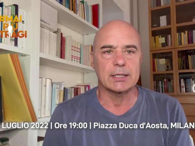 Luca Zingaretti supporta la manifestazione del 5 Luglio